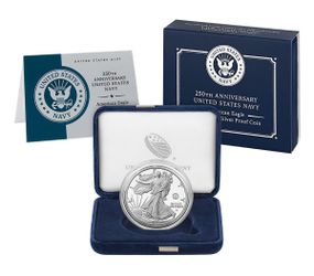 250th Anniversary US Navy American Eagle One Ounce Silver Proof Coin