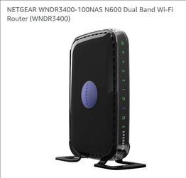 NETGEAR N600 Dual Band Wi-Fi Router WNDR3400