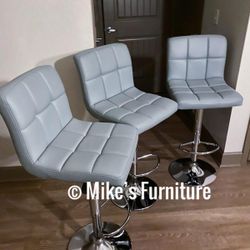 New Adjustable Bar Stools, barstools, barstool, bar stool, Sillas, Dining Chairs, chair, chairs, cadeiras (4 colors Red, Black, White, Gray)