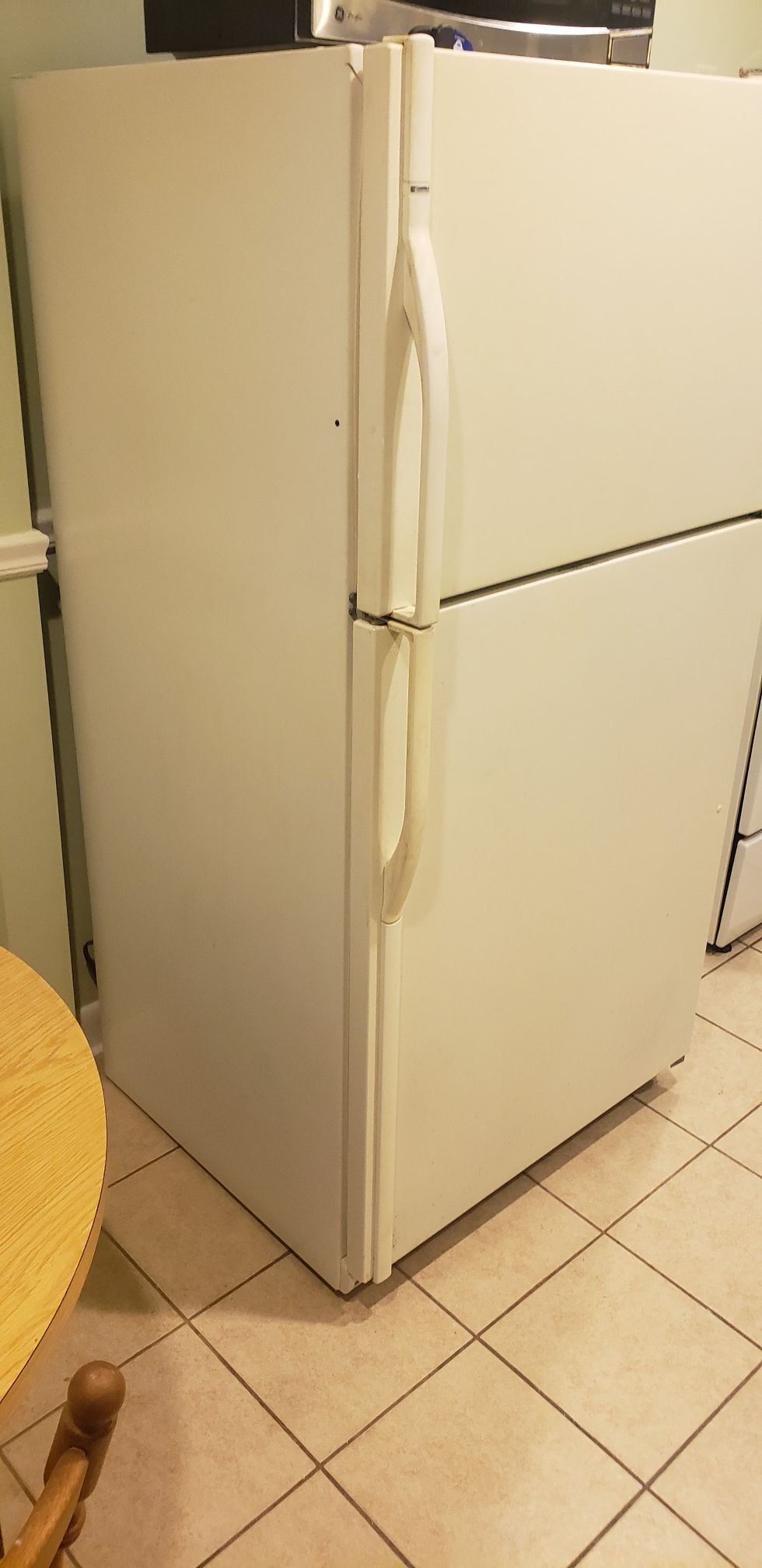 White Kenmore refrigerator for sale