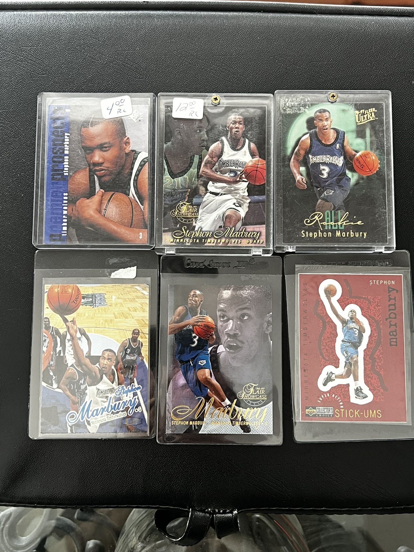 96-97 Stephon Marbury Rookie Lot