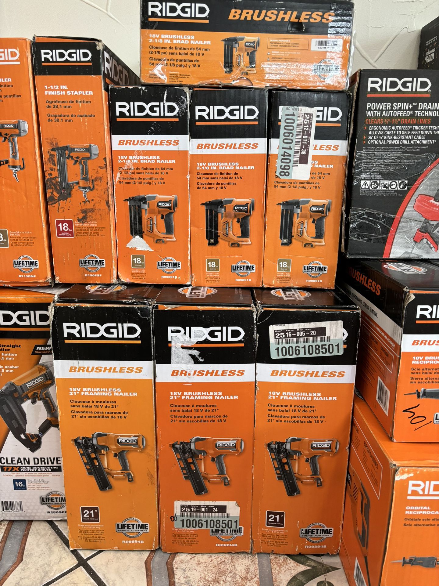RIDGID Tools (Different Prices)