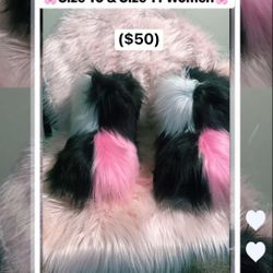 Hand Made Custom Fur Boots