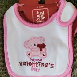 Valentine Baby Bibs