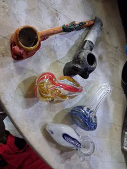 Hand blown glass bowls