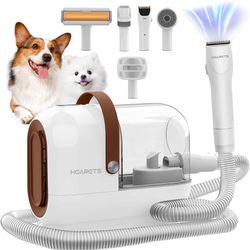 Dog Grooming Vacuum Kit-Green/wht