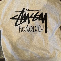Unisex Stussy Honolulu fleece zip up hoodie MEDIUM