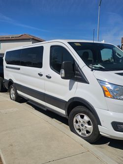Ford Transit Passenger Van White 2020