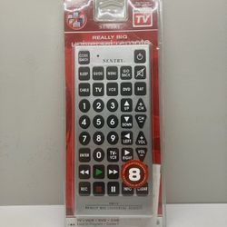 Sentry Really Big Universal Remote 11” x 5” - Like New