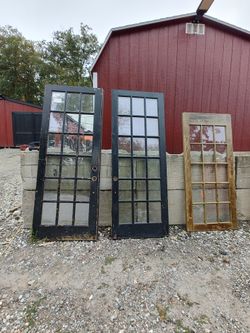 Antique Doors With Re-paned Insulated Glass