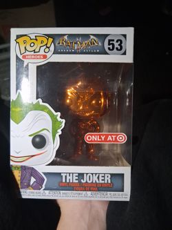 The joker metallic orange funko pop