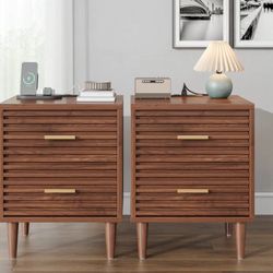 2 Night Stands with Charging Ports