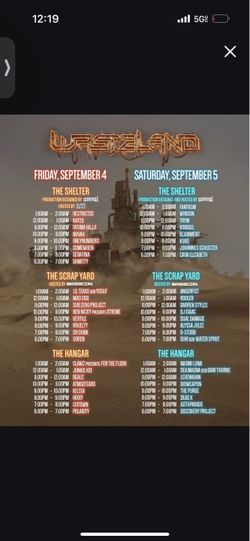 Wasteland VIP Wristband