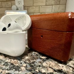 Genuine Airpods 2 With Wooden Case