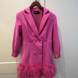 Barbie Who?? Epic Pink Blazer Dress