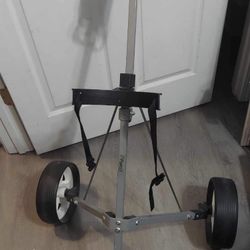 Golf Bag Push Cart Used Good 