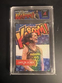 Caitlin Clark Indiana Kaboom Trading Card Slab