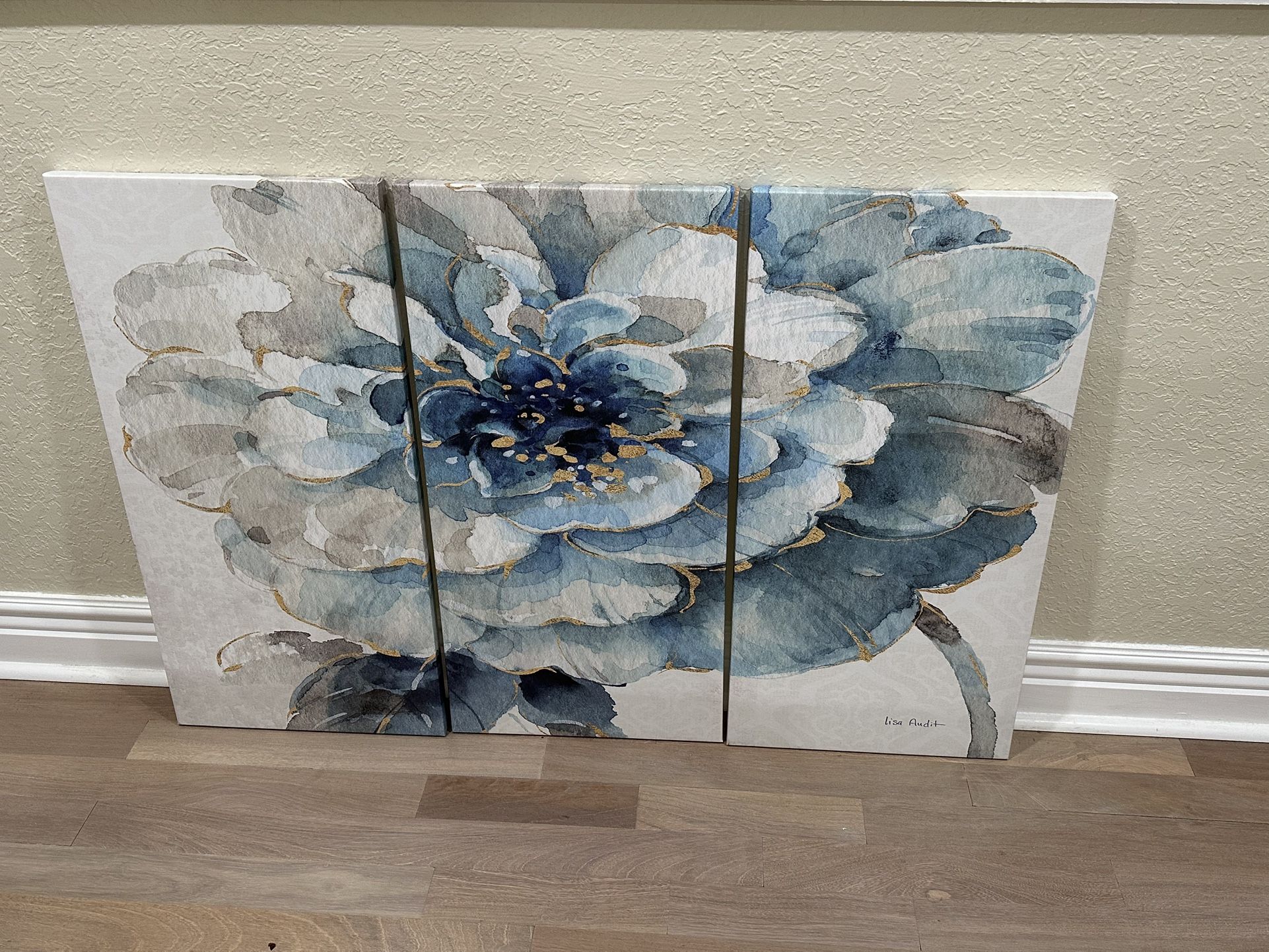 3 Panel Floral Painting