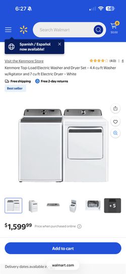 KENMORE Washing And Drying Machine
