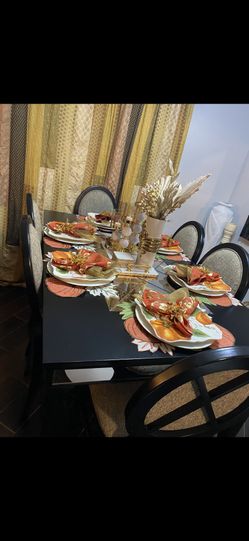 Black Dining Table