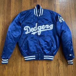 Brand New Vintage Starter Satin Jacket Los Angeles Dodgers