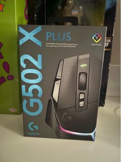 Logitech G502 X Plus Wireless Mouse Clean & Well Kept