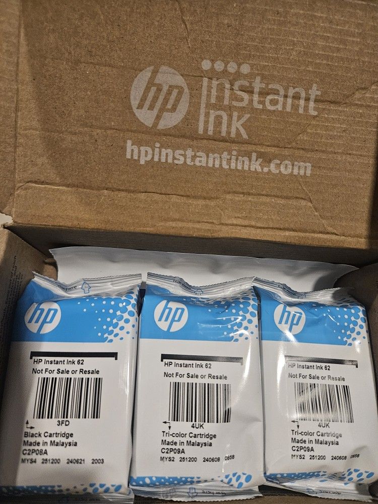HP Instant Ink 62