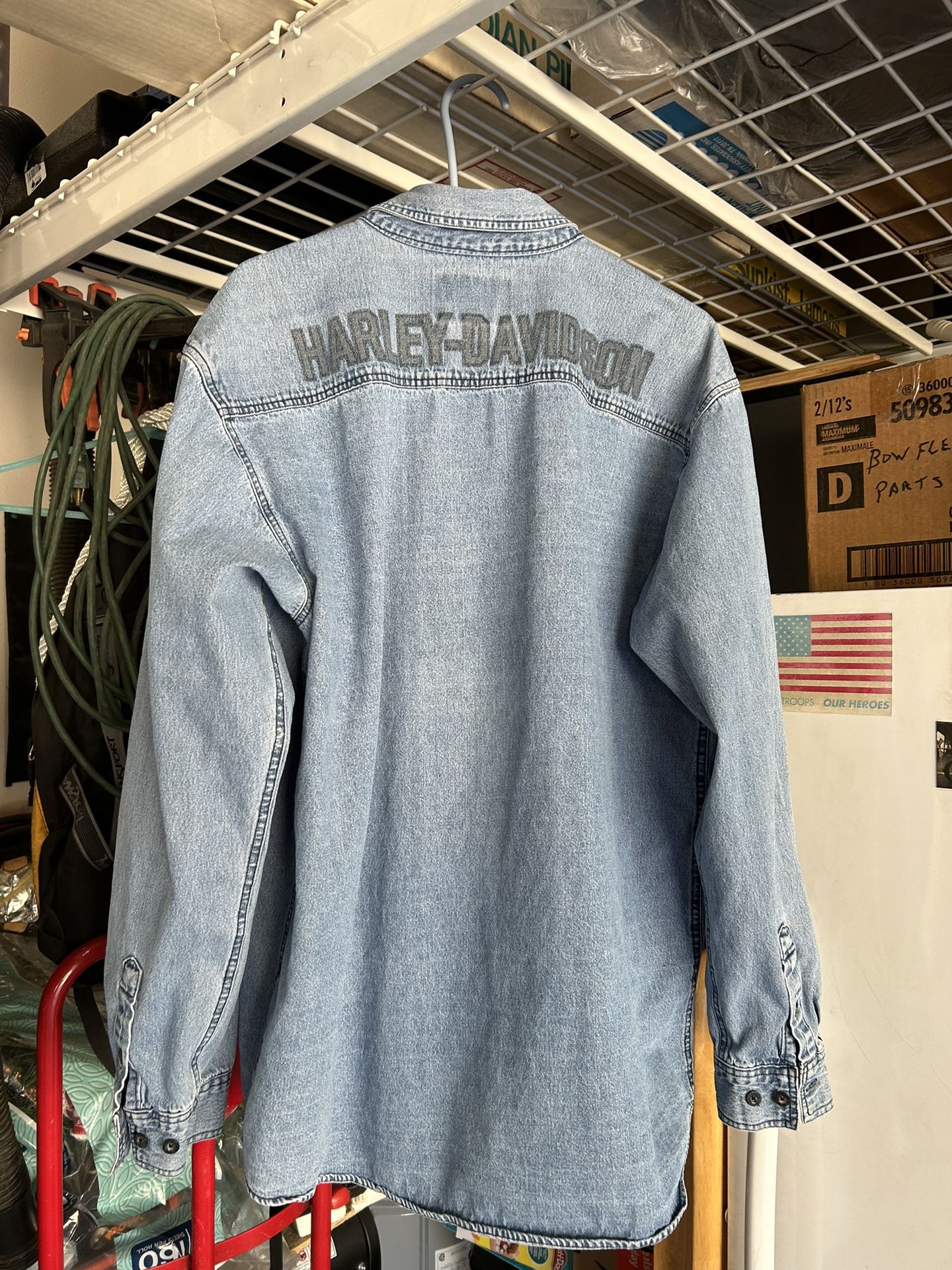 Harley-Davidson Denim Shirt Size Tall XL