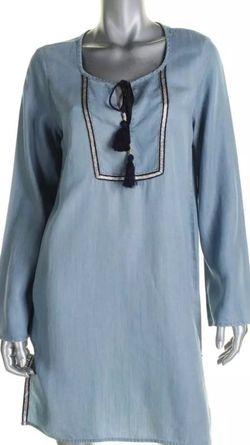 NUEVO!!! ELEGANT (NANETTE) DENIM TUNIC DRESS SIZE (M) REGULAR PRICE $90
