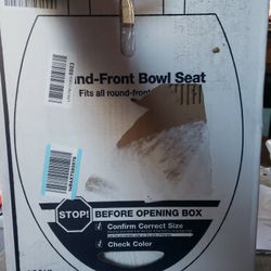 Kohler K-4775-0 Toilet Seat, With Cover, Plastic, Round, White