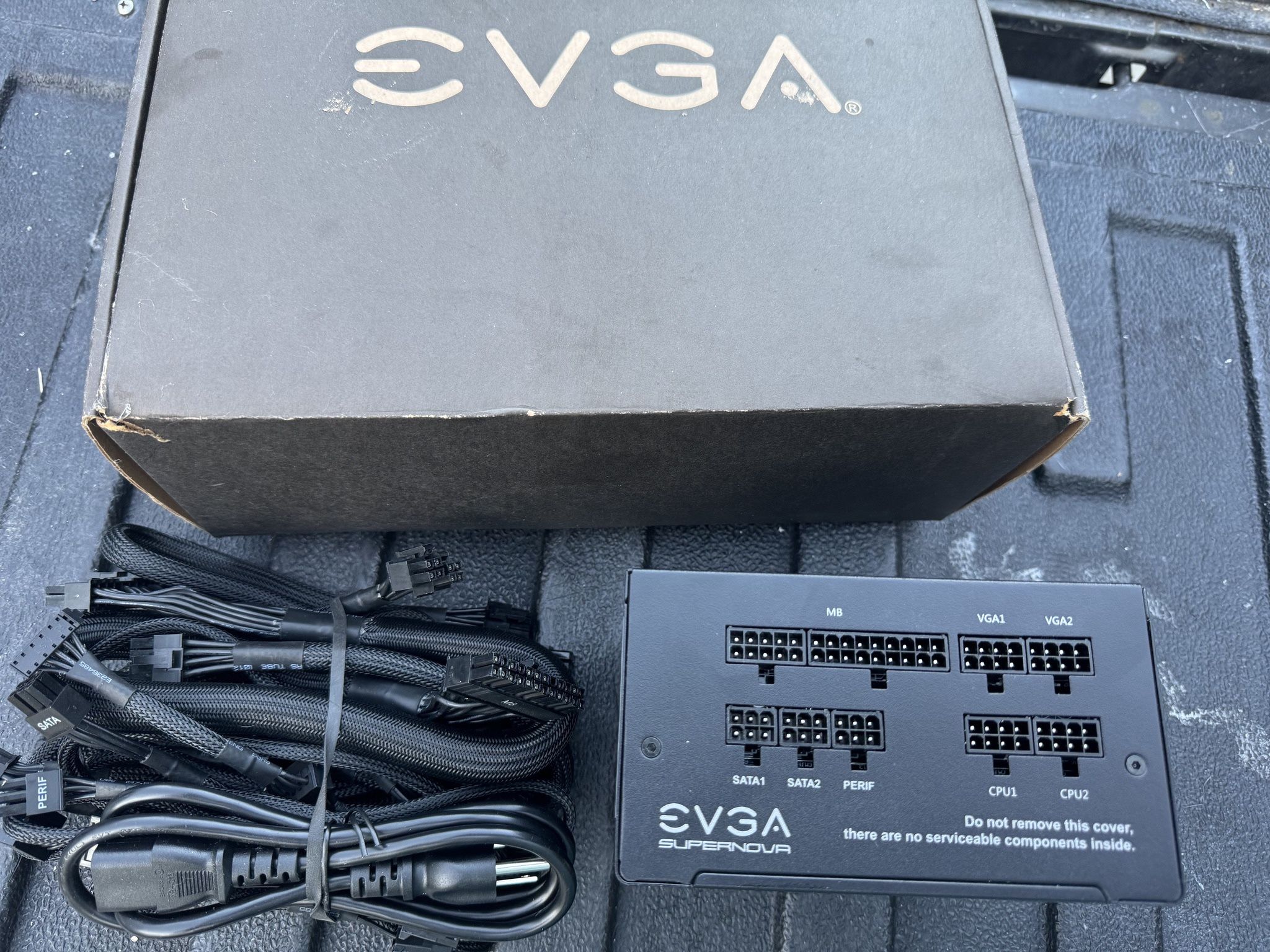 EVGA750 GQ Nearly Silent Power Supply For Computer (Open Box Never Used)