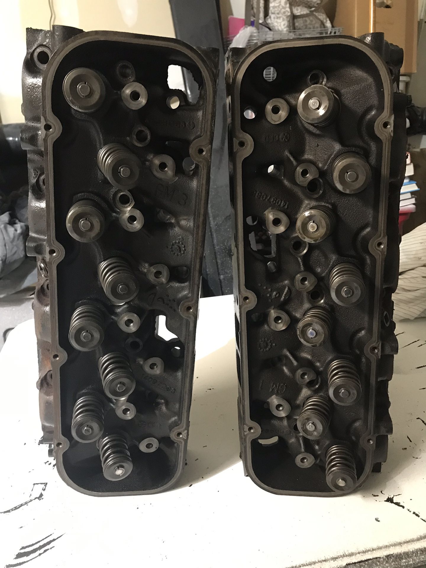 BBC rectangular port 088 cylinder heads