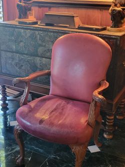 Leather Victorian Chair