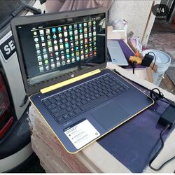 Yellow & Black Limited Edition Studios Beats audio Laptop HP 14 inch 4GB 500GB is touchscreen $220! Or trade for Pokémon cards