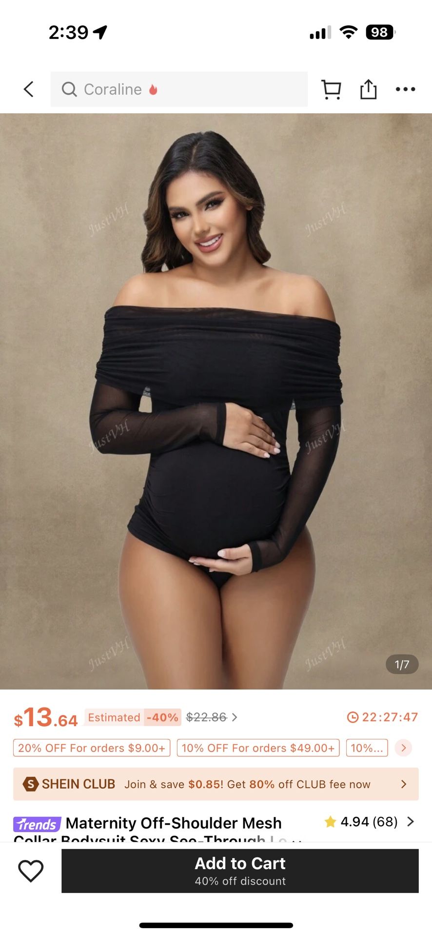 Maternity Bodysuit