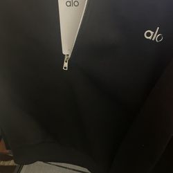 Black alo quarter zip
