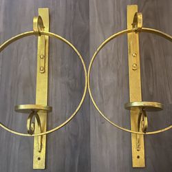 Gold Candle Holders 