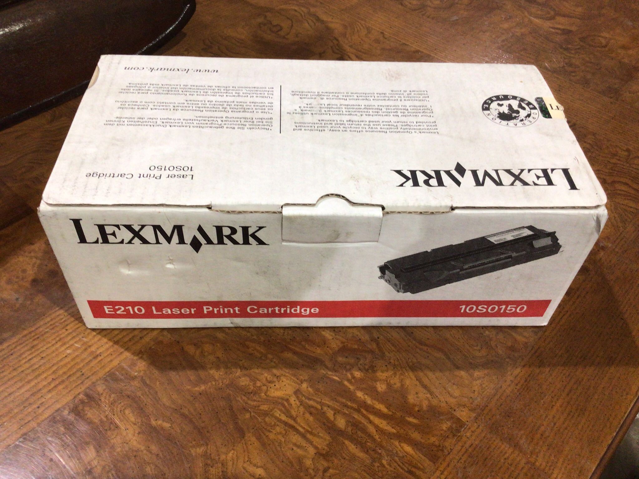 *Open Box But Sealed* Lexmark 10S0150 Laser Print Toner Cartridge - E210 - Black Ink