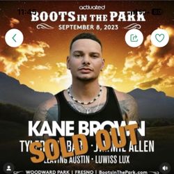 Kane Brown Boots In The Park 