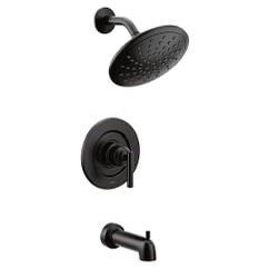 [FACTORY SEALED] New Moen Gibson Matte Black Tub/Shower Trim Kit T3003EPBL