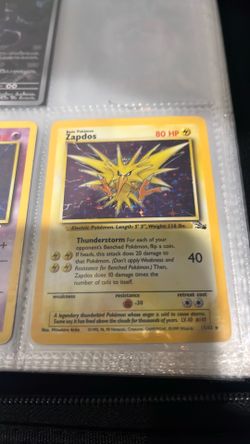 Zapdos holo