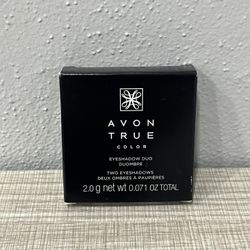 Avon True Color Eyeshadow Duo  Almond Biscotti - NEW