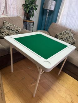  Table, Square Card Game Table for 4 Players