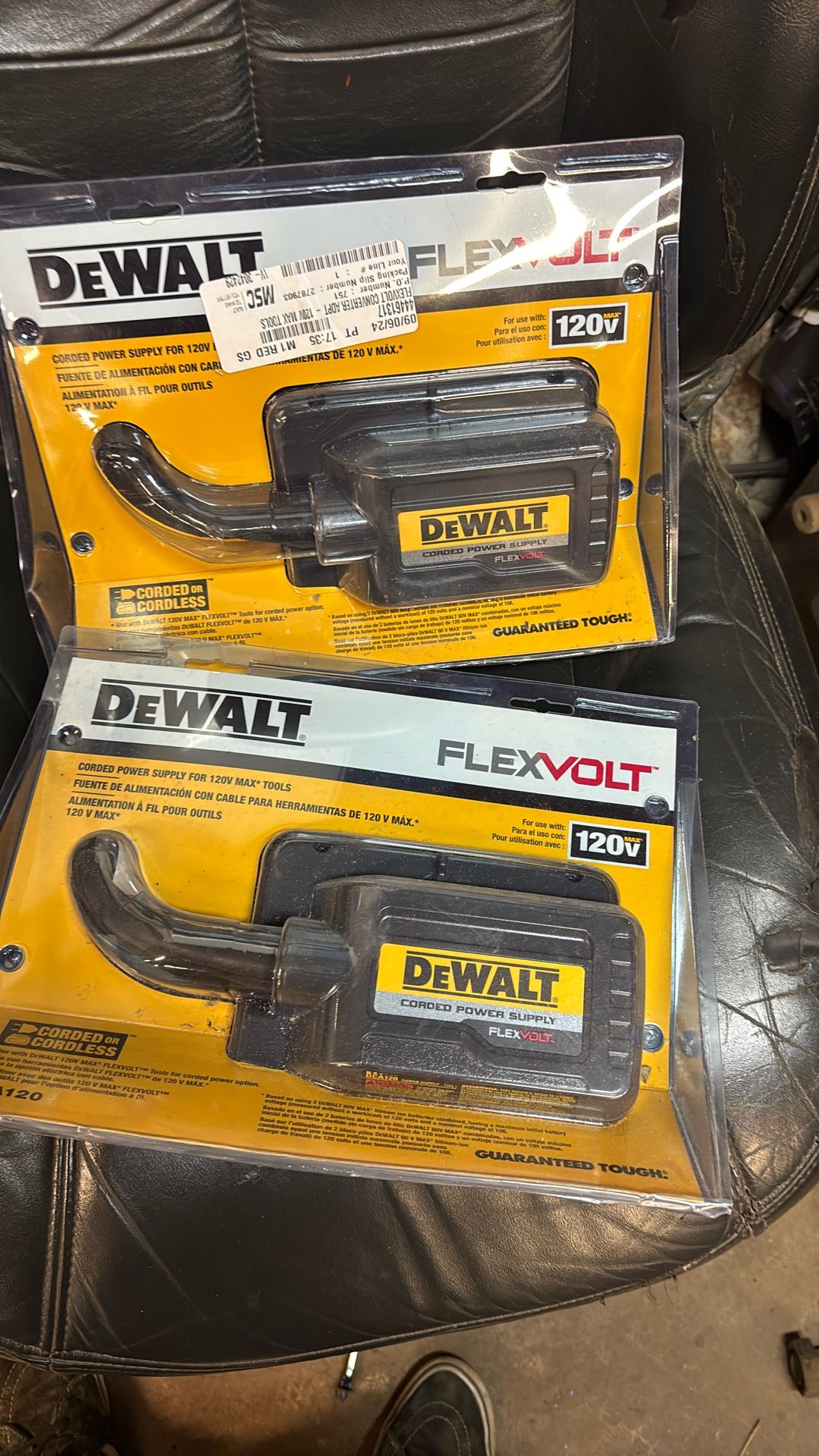 (3) Dewalt Corded Power Supply 
