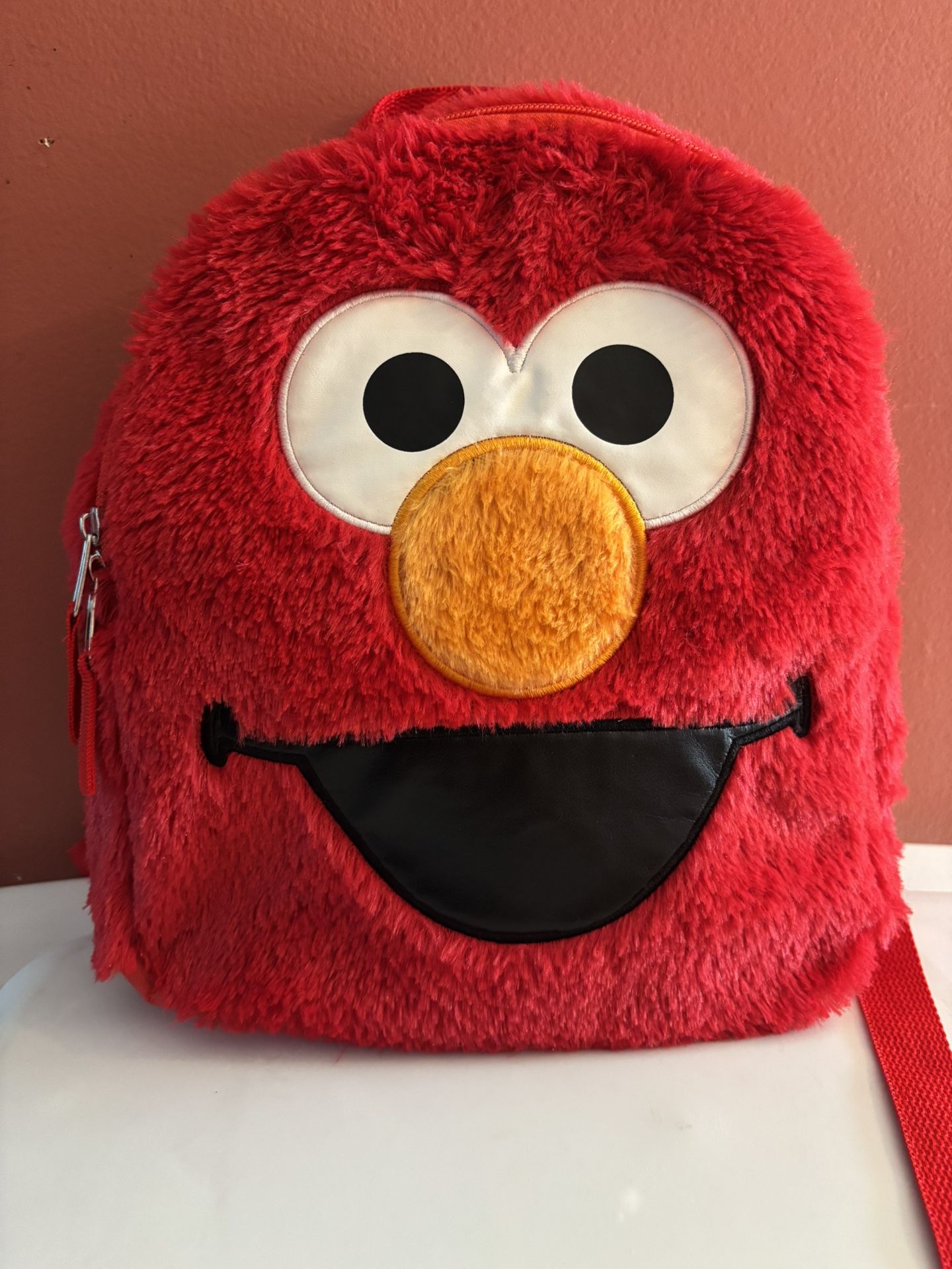 Seasame Street Elmo Plush Backpack