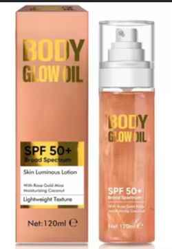 Body Glow Oil SPF 50+ Skin Luminous Lotion 120ml