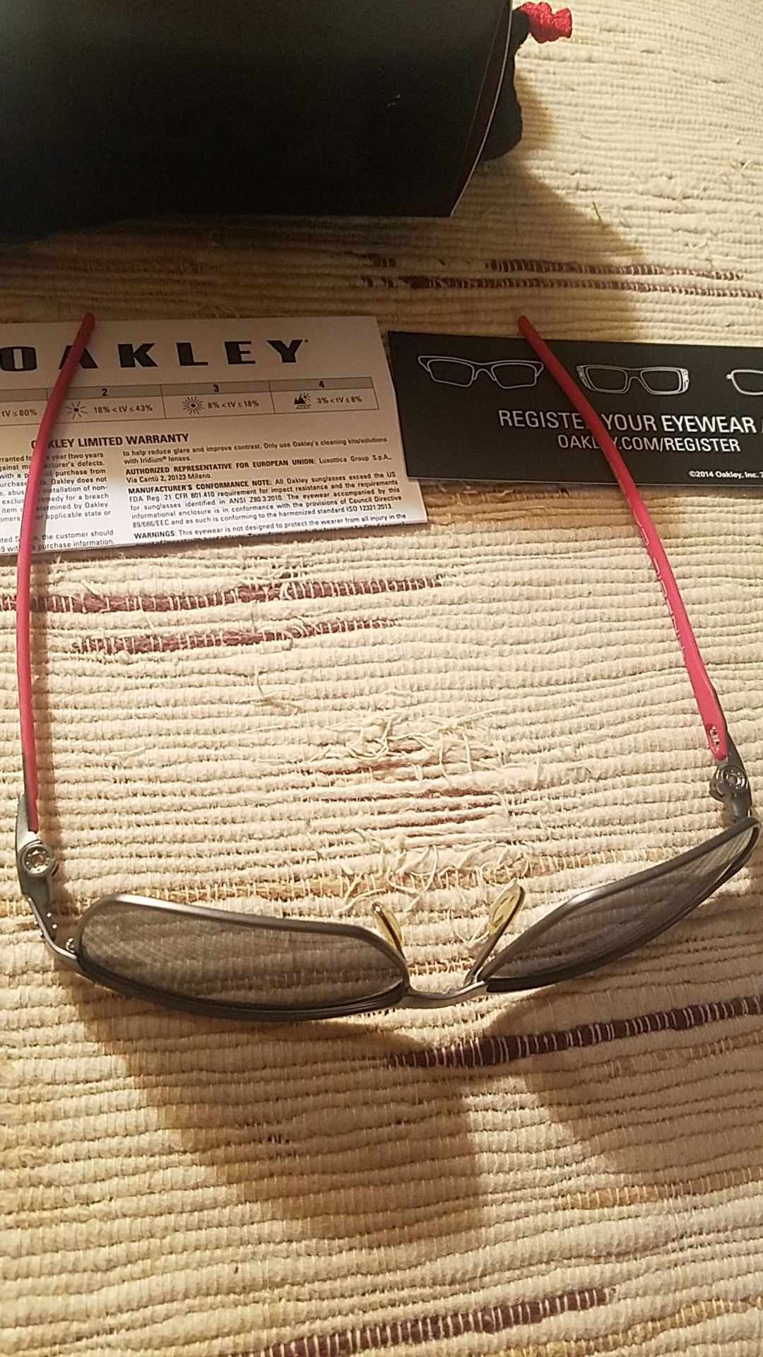 Oakley Tinfoil Carbon Ferrari sunglasses