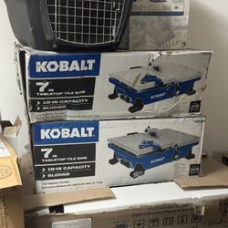 Kobalt 7in Tabletop Tile Saw