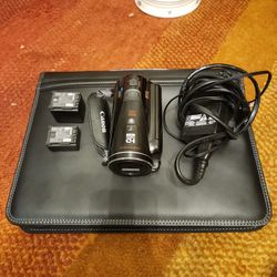Canon Vixia HF M40 With Charger And Original Battery And Extended Battery
