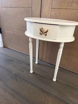 White side table